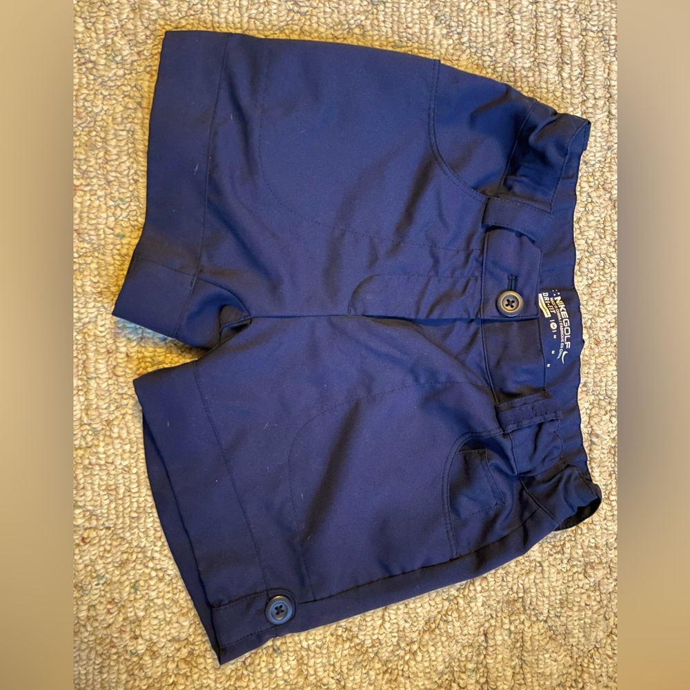 Nike girls golf shorts size M navy blue